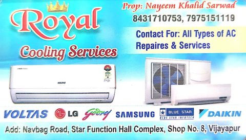 Royal Cooling Services – Vijayapura